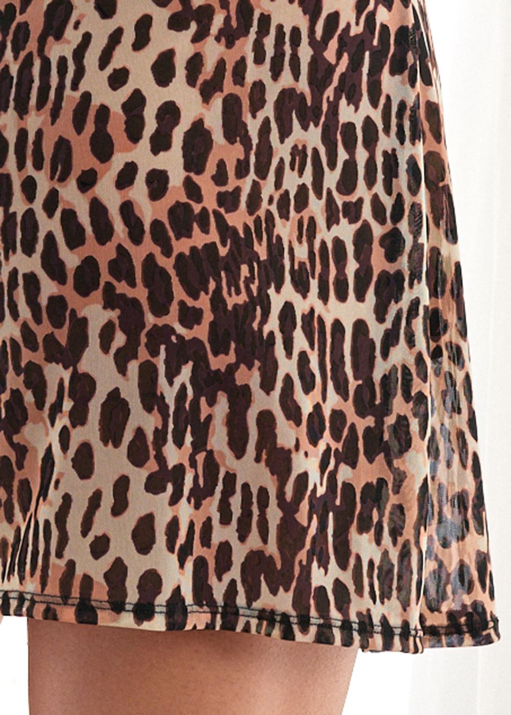 Venus Flirty Cheetah KIMONO SLEEVE ROBE