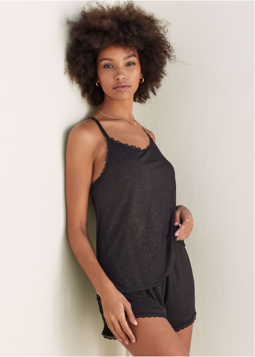 Venus Black & Gold TWILIGHT PAJAMA SET