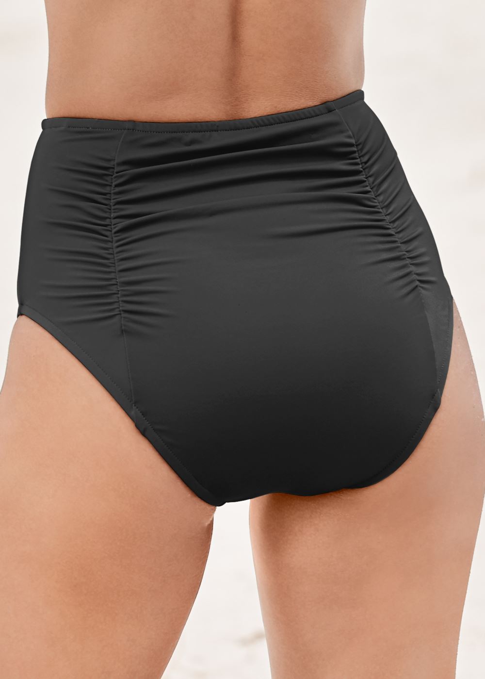 Venus Shirred High-Waist Bottom Bikini