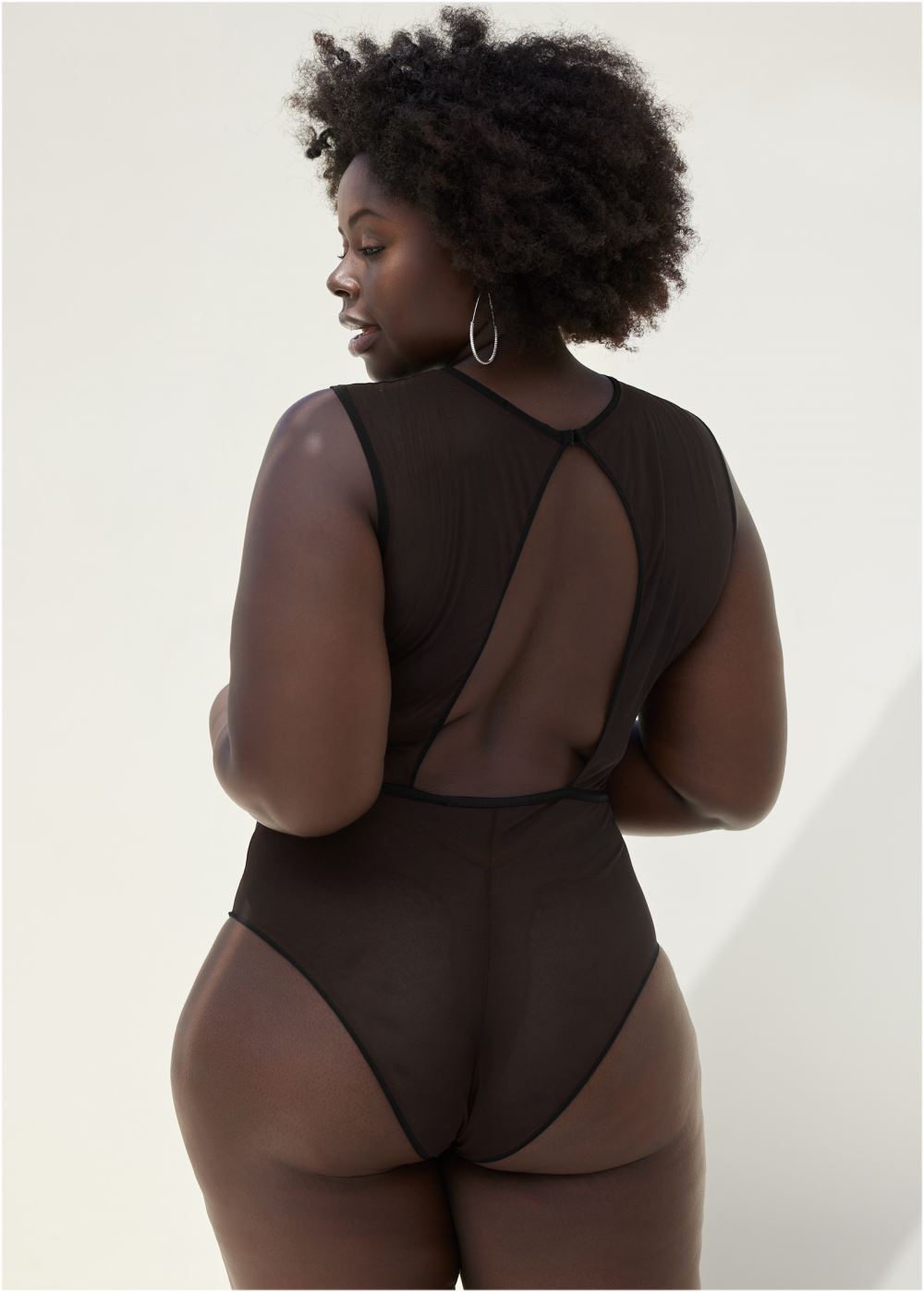Venus Black LUXE RHINESTONE BODYSUIT