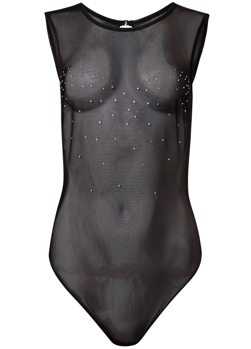 Venus Black LUXE RHINESTONE BODYSUIT