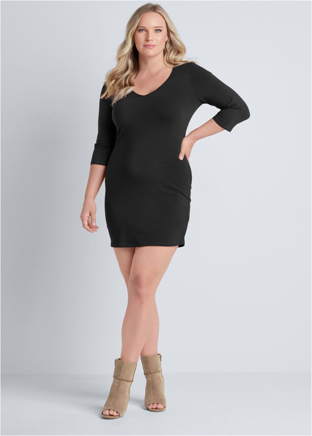 Venus Plus Size Long And Lean Mini Dress