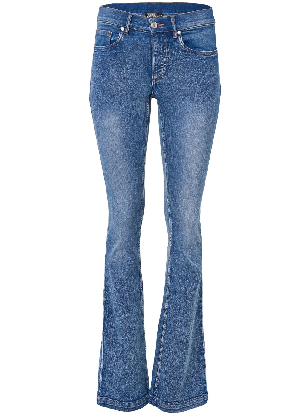 Venus Plus Size Bootcut Jeans in Medium Wash
