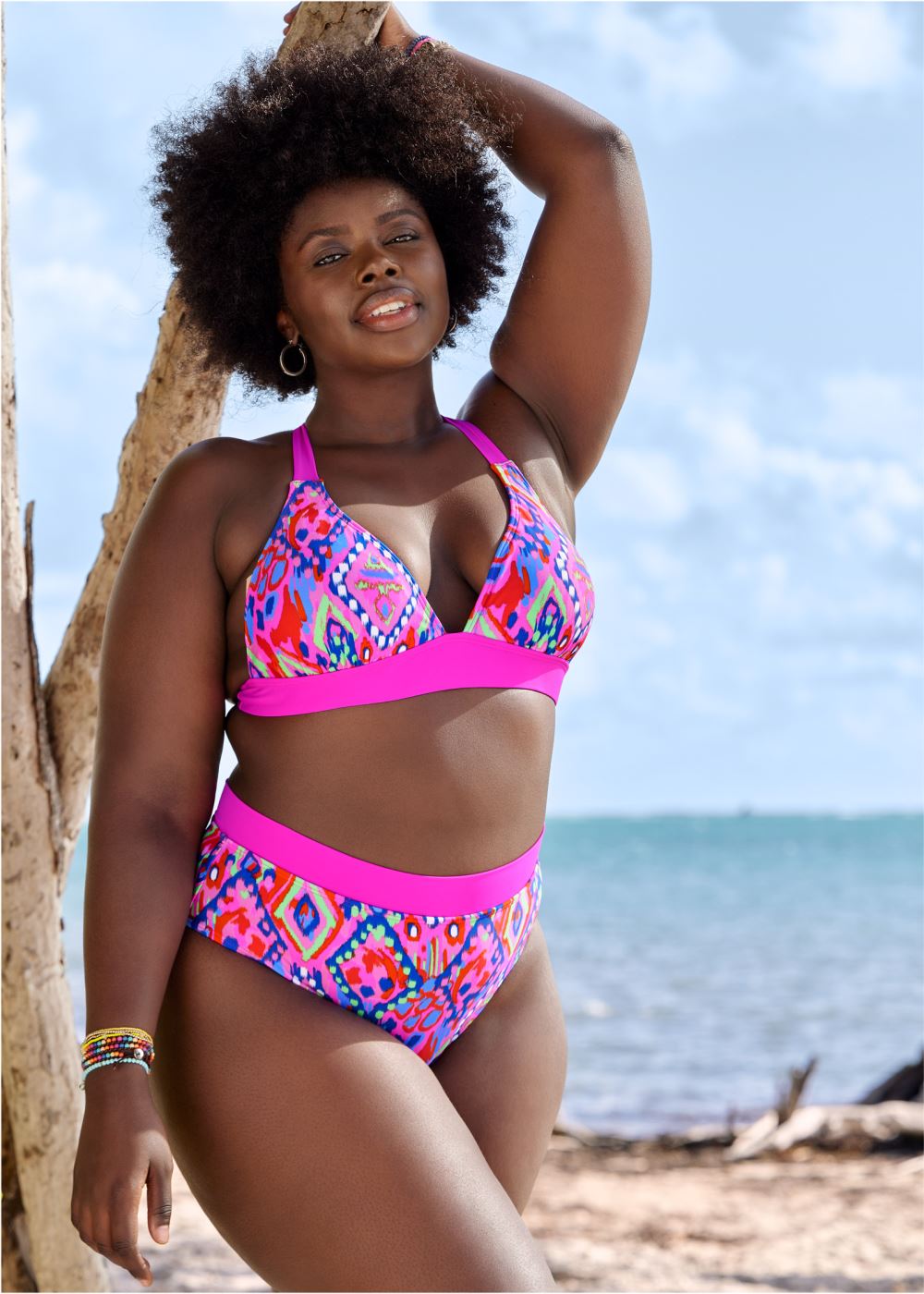 Venus Volley High-Waist Bikini Bottom Bikini