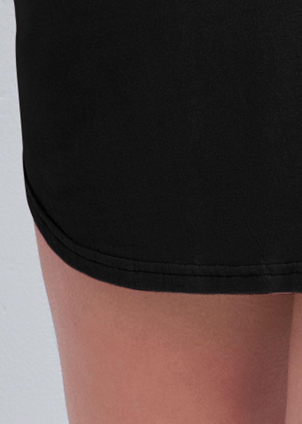 Venus Black ZIP DETAIL CASUAL DRESS