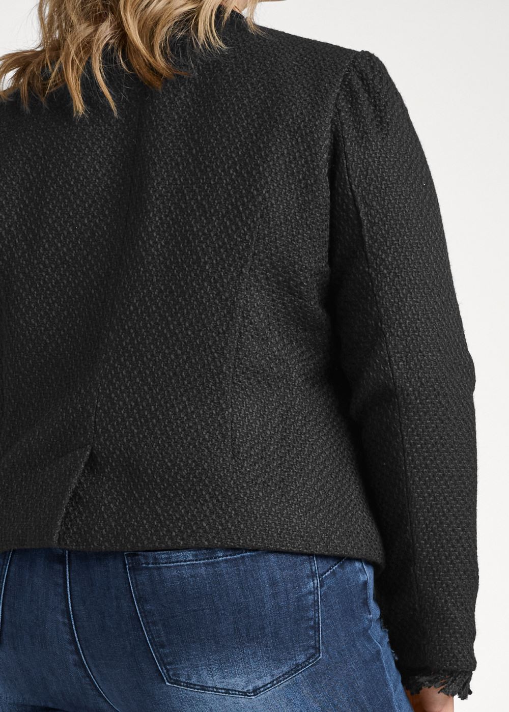 Venus Tweed Jacket in Black