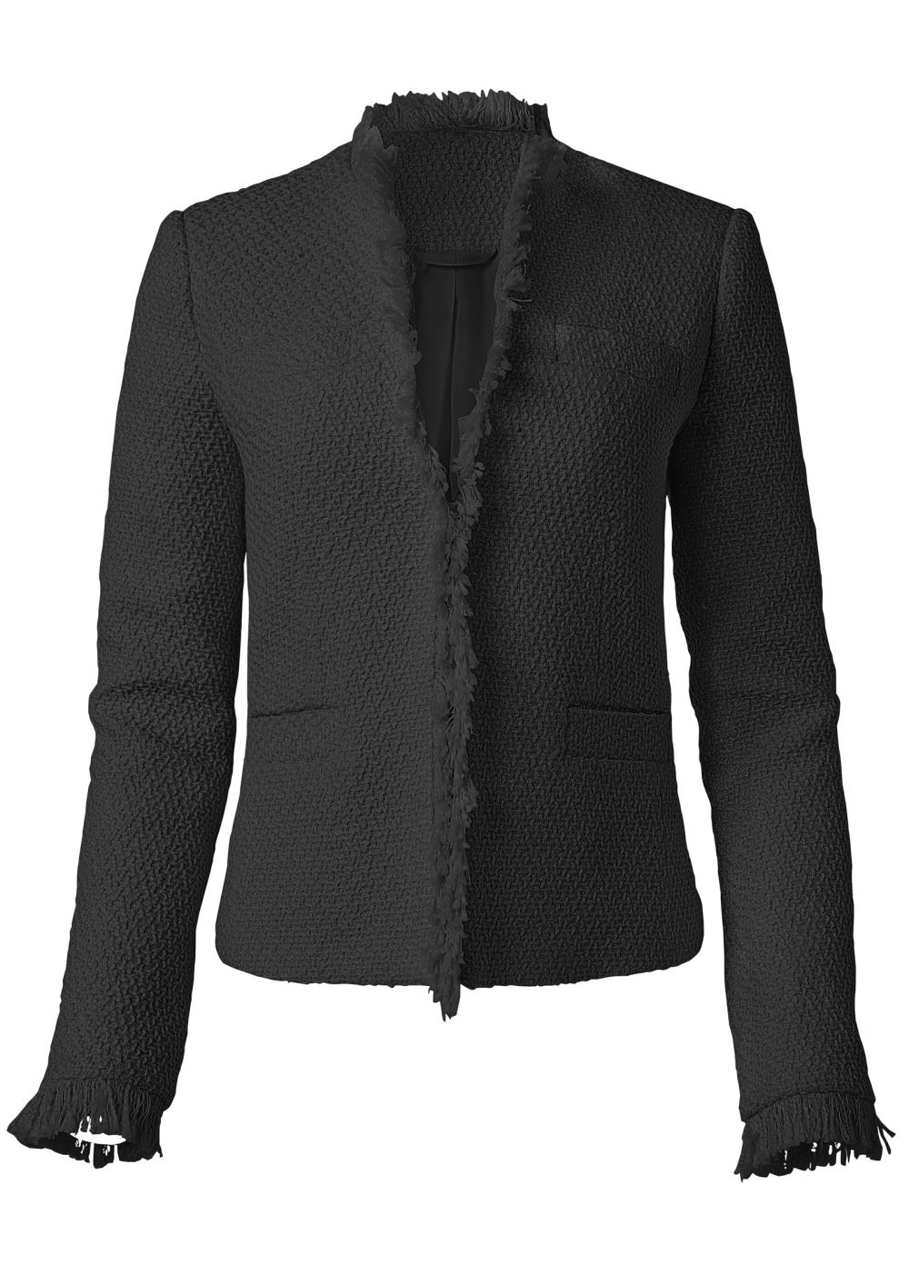 Venus Tweed Jacket in Black