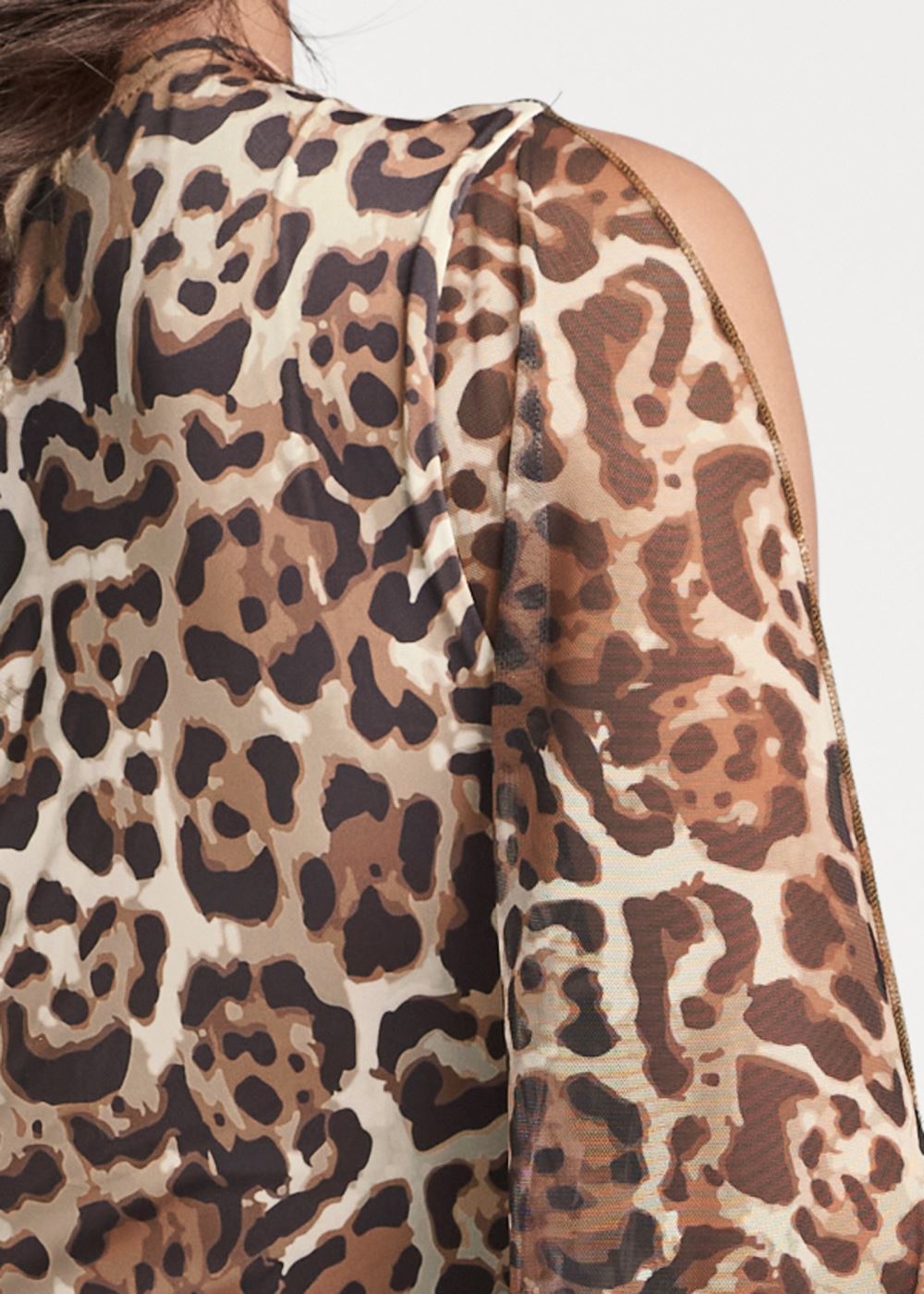 Venus Plus Size Exaggerated Sleeve Dress