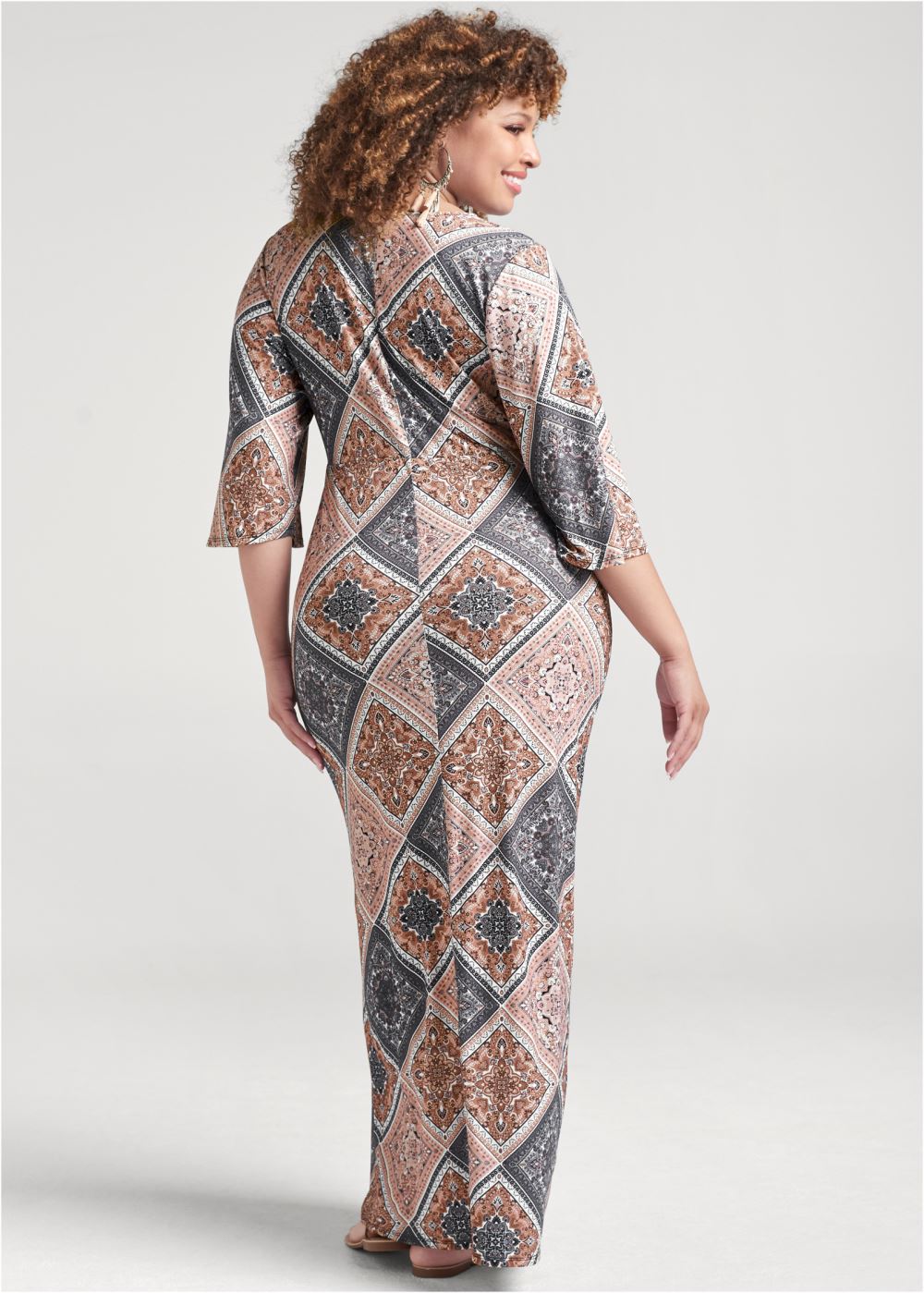 Venus Plus Size Paisley Dreams Maxi Dress
