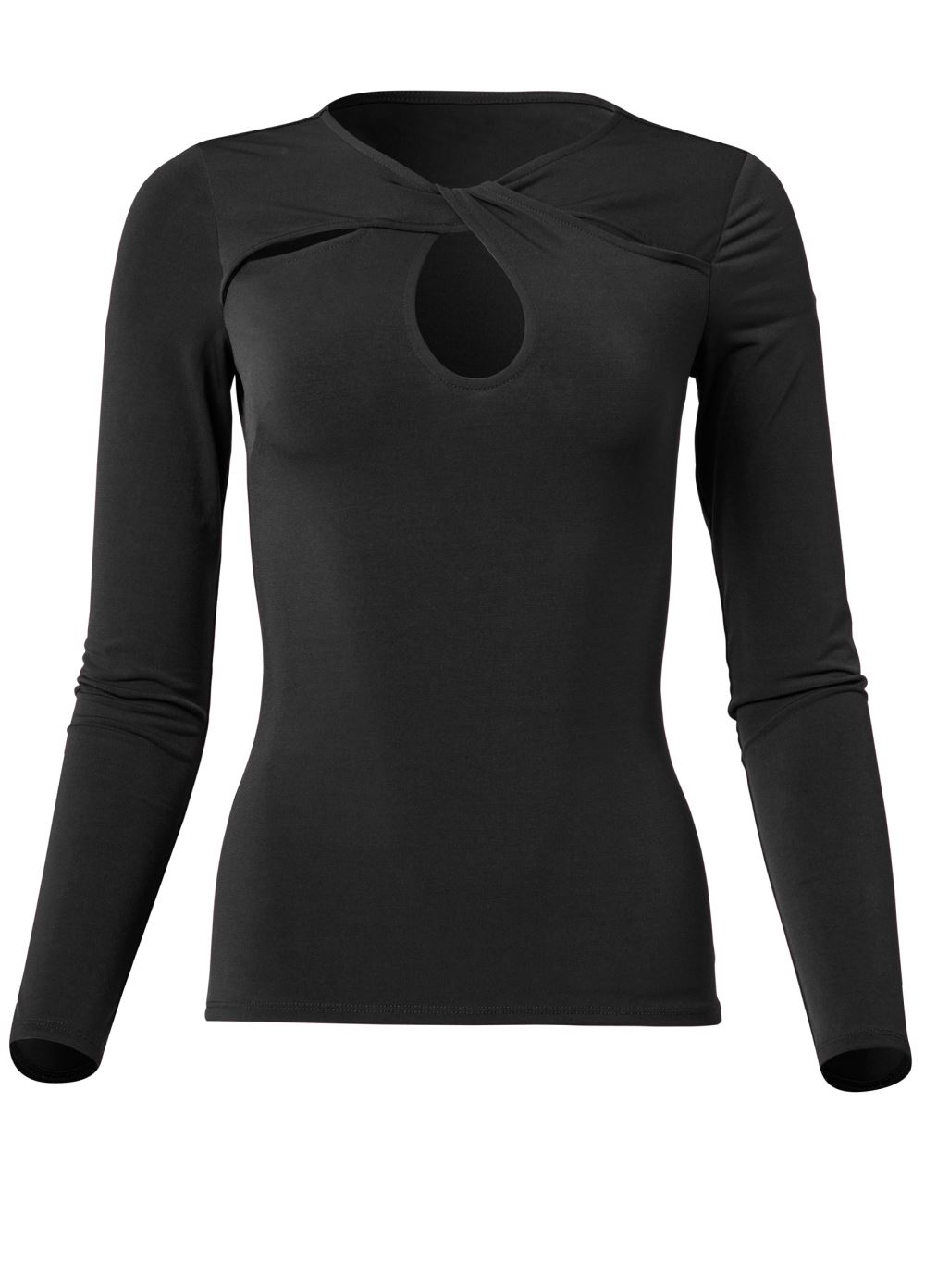 Venus Plus Size Front Keyhole Twist Top