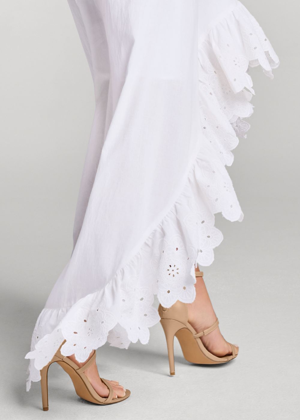 Venus Plus Size Off-The-Shoulder Smocked Dress