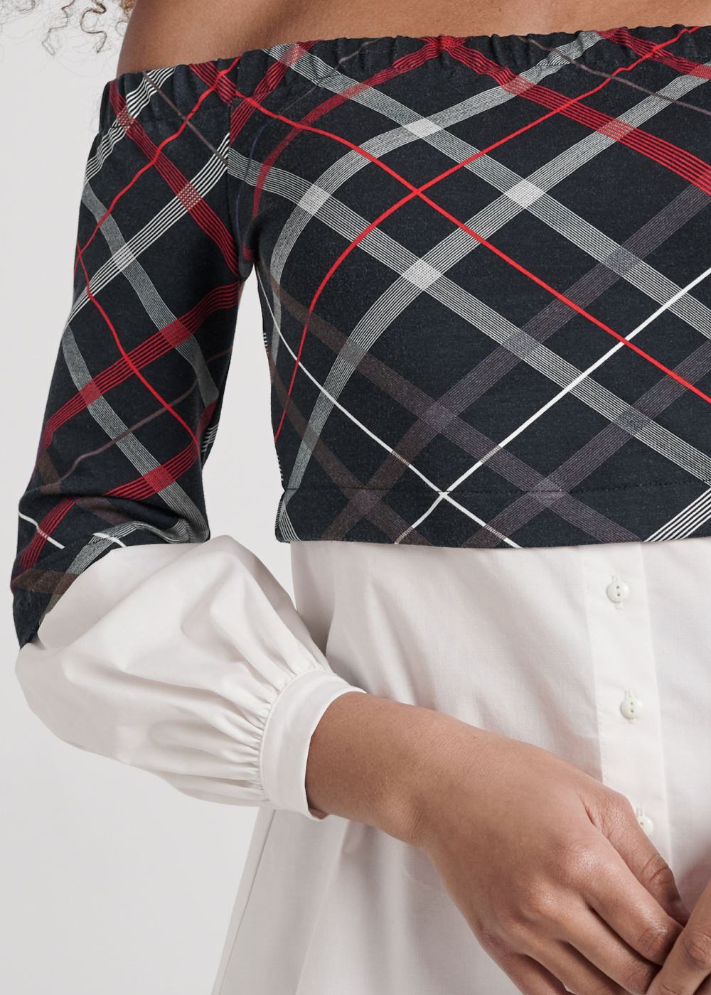 Venus Plus Size Off-The-Shoulder Blouse