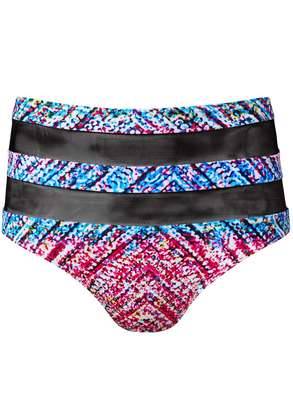 Venus Mesh Peek-A-Boo High-Waist Bottom Bikini