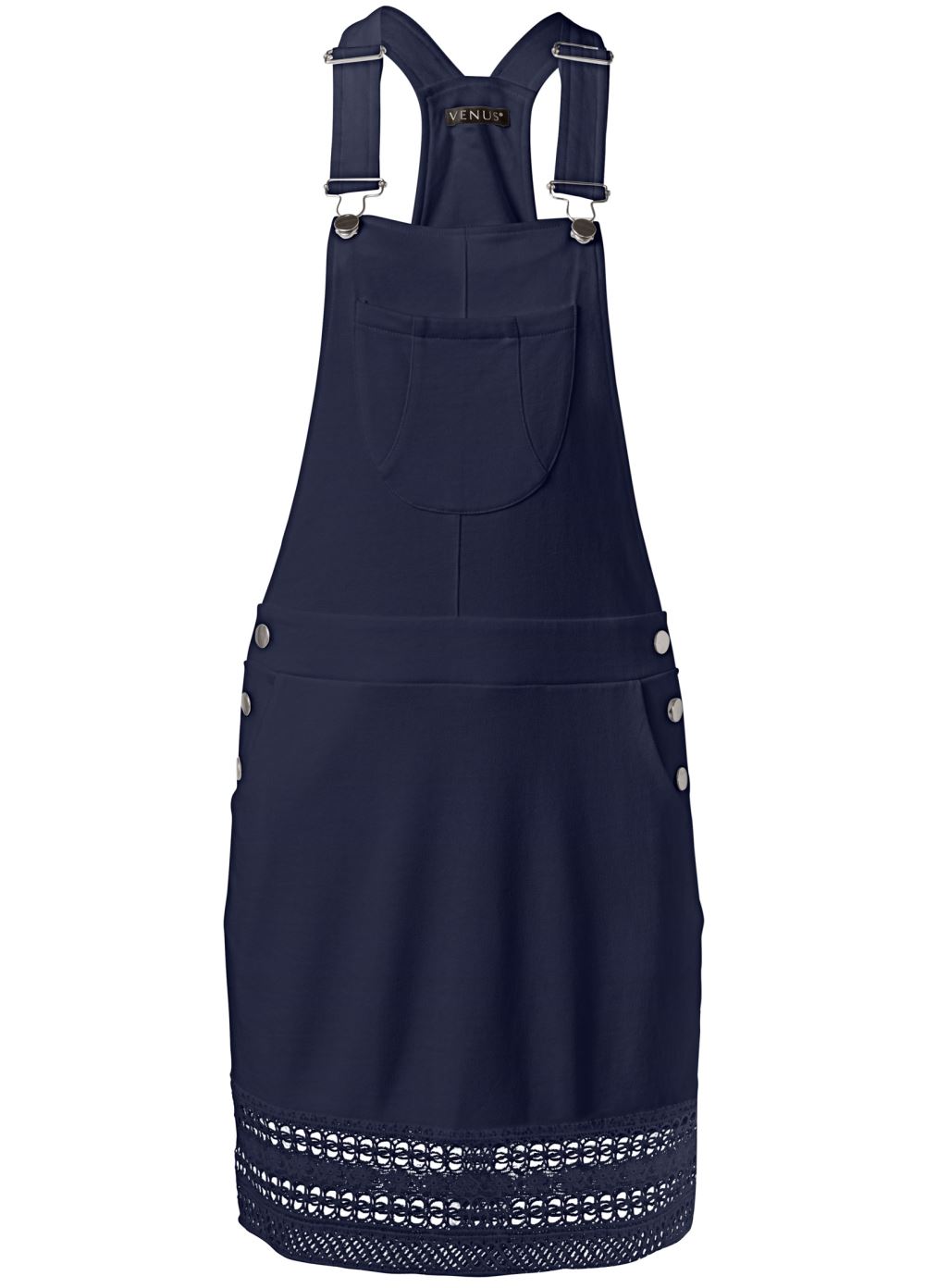 Venus Plus Size Crochet Overall Lounge Dress