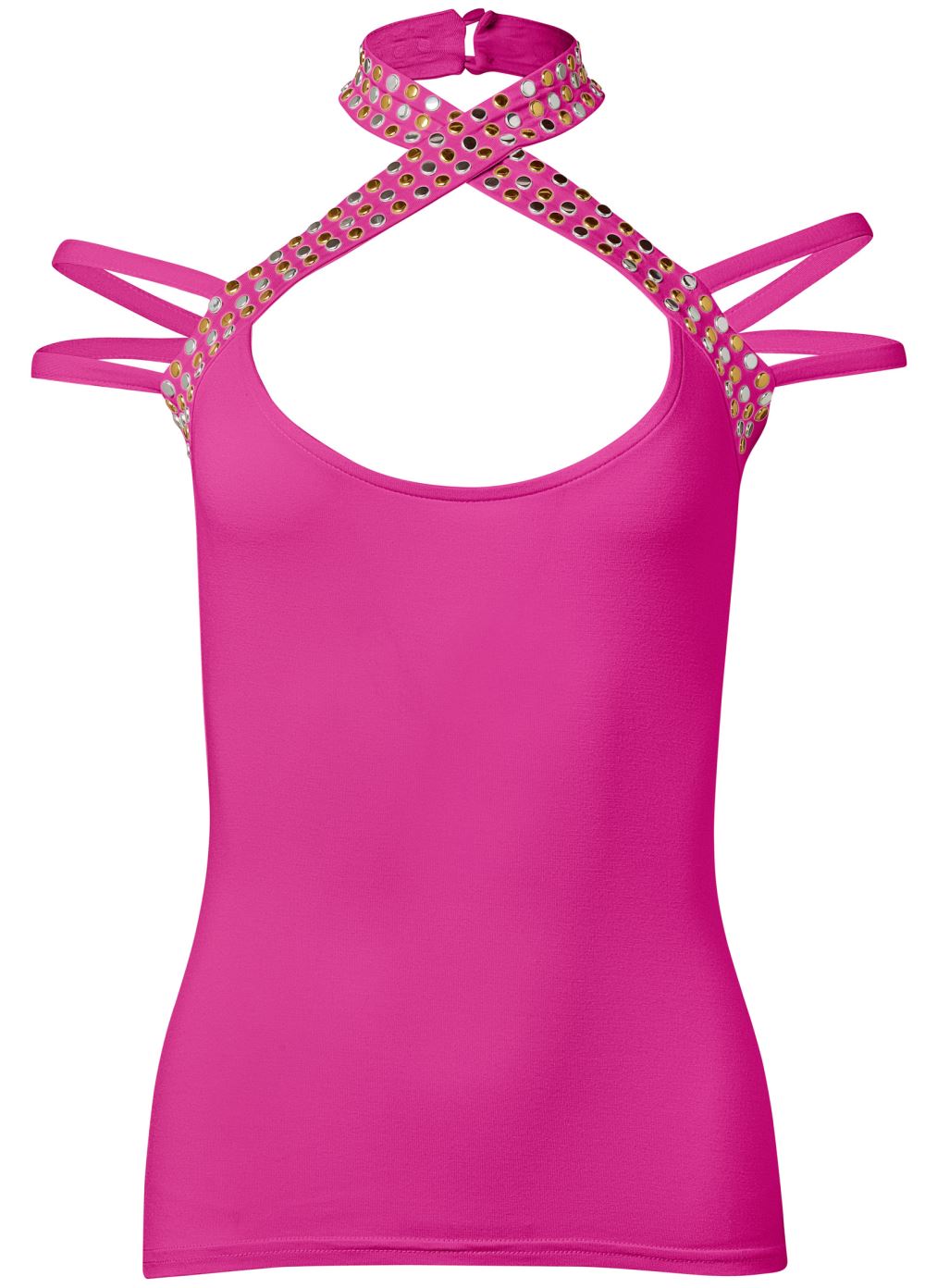 Venus Plus Size Studded Strappy Top
