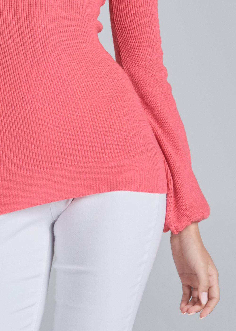 Venus Plus Size Cold-Shoulder Sweater in Black