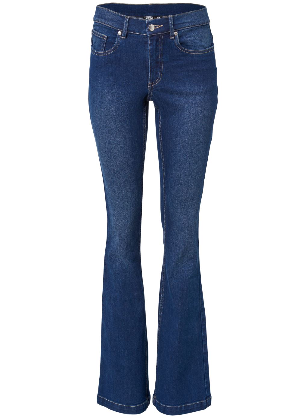 Venus Plus Size Bootcut Jeans in Dark Wash
