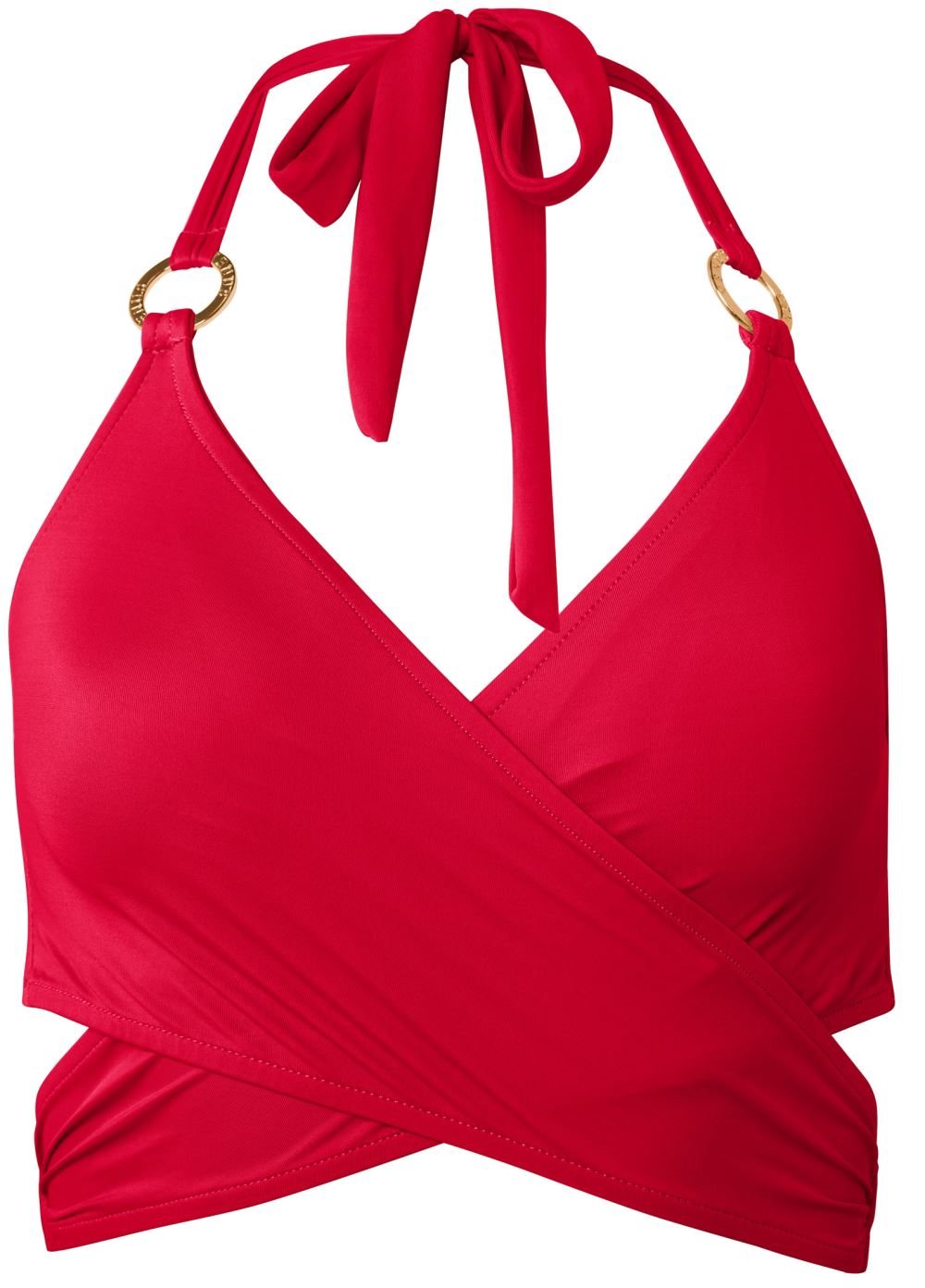 Venus Plus Size Underwire Wrap Top Bikini - Red Hot