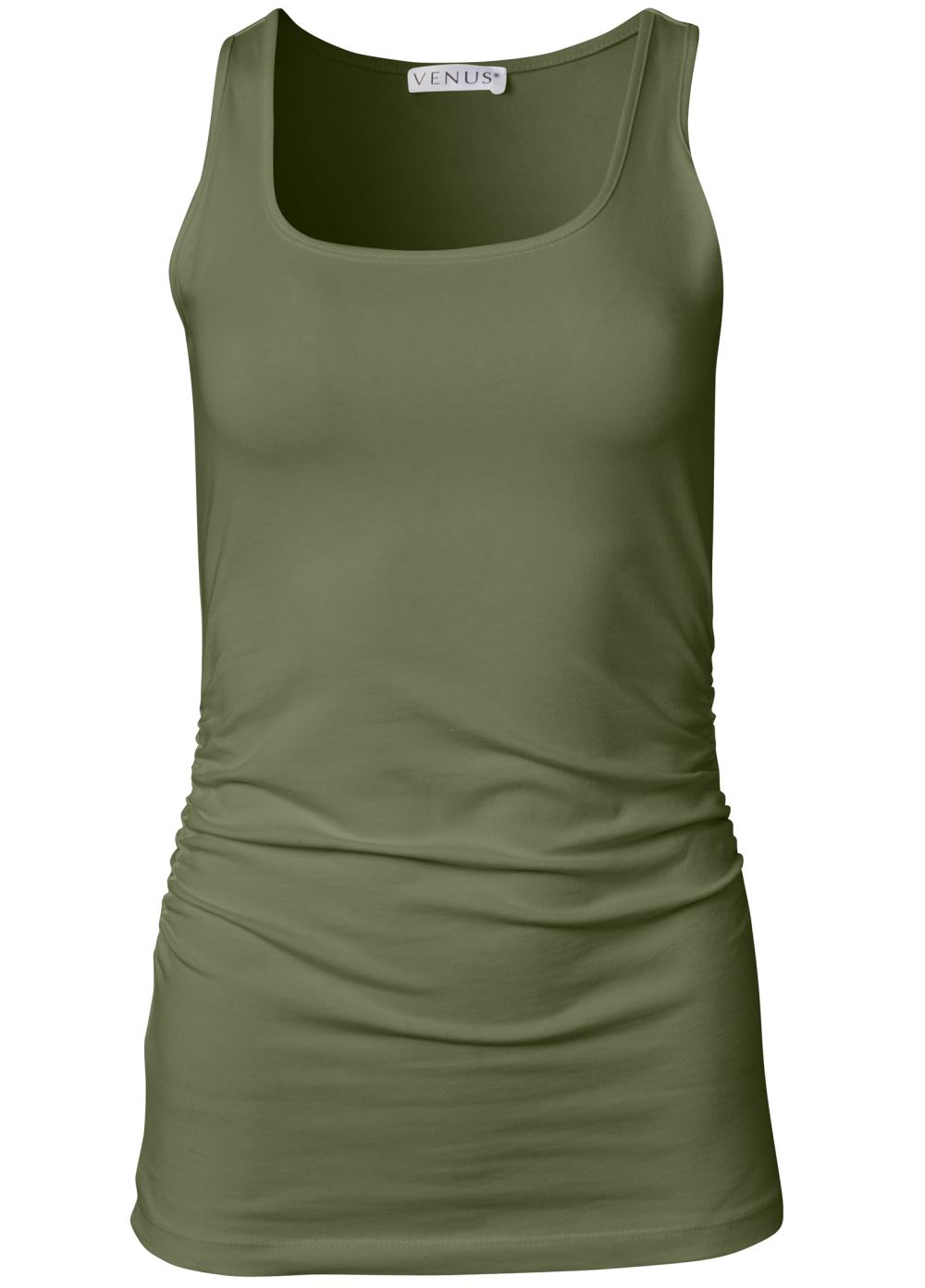 Venus Olive Square Neck Tank Top