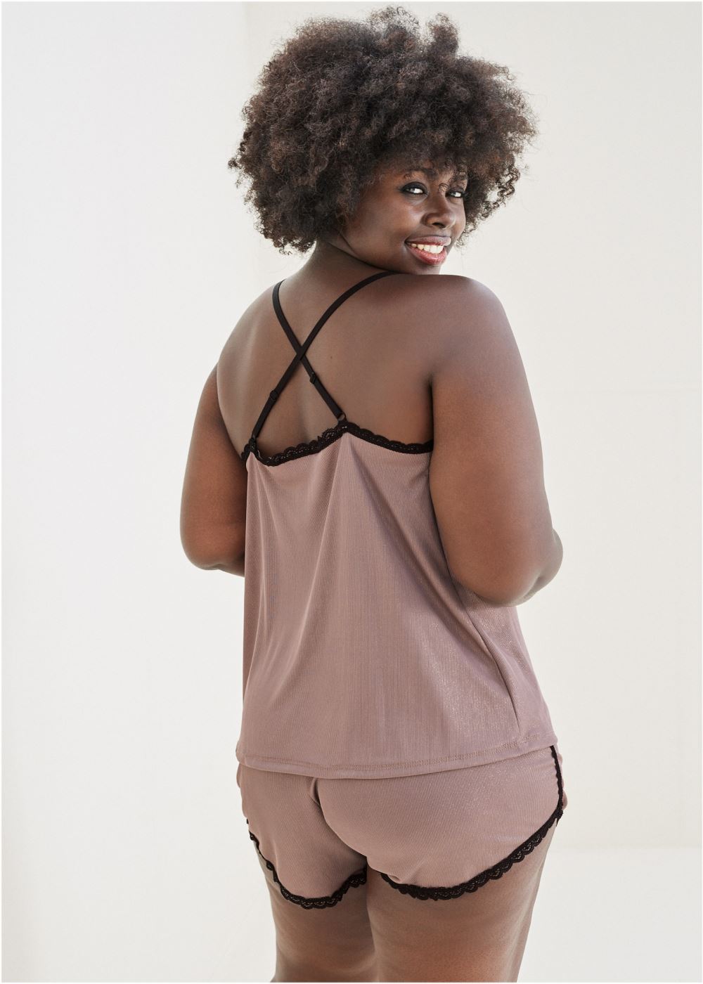 Venus Evening Mauve & Gold TWILIGHT PAJAMA SET