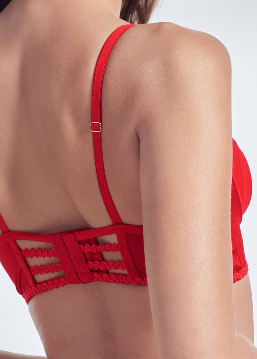 Venus Red STRAPPY BRA SET
