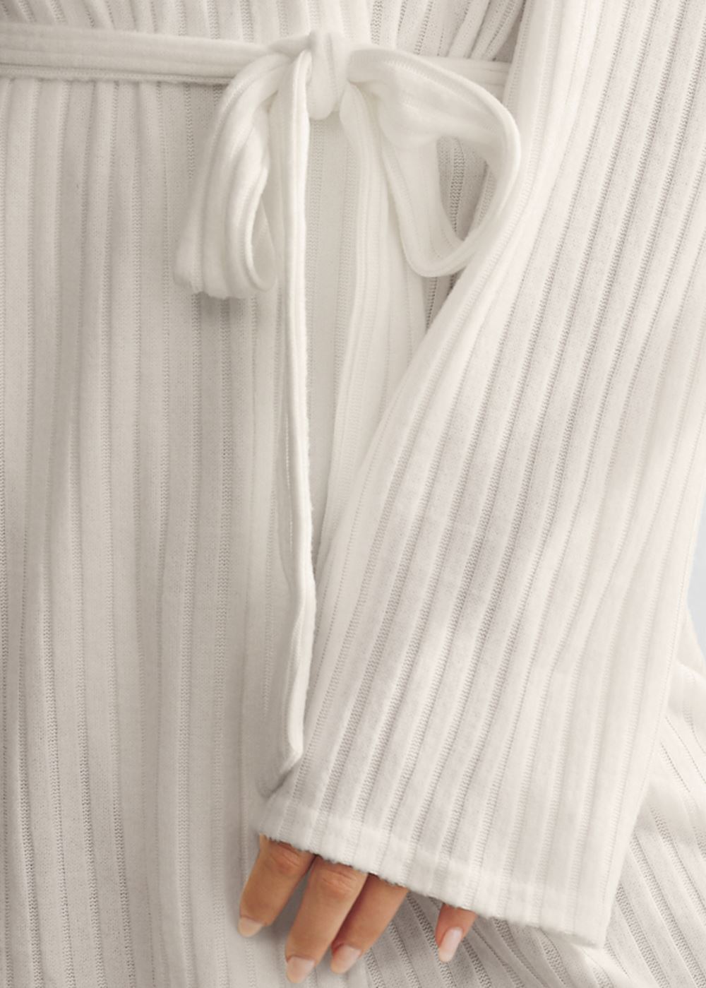 Venus White Multi COZY ROBE