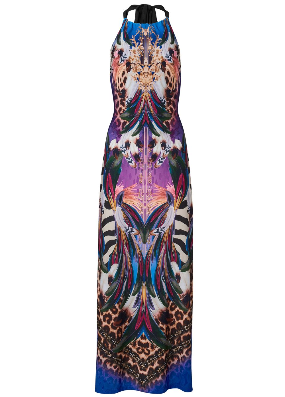 Venus Plus Size Jungle Party Halter Dress