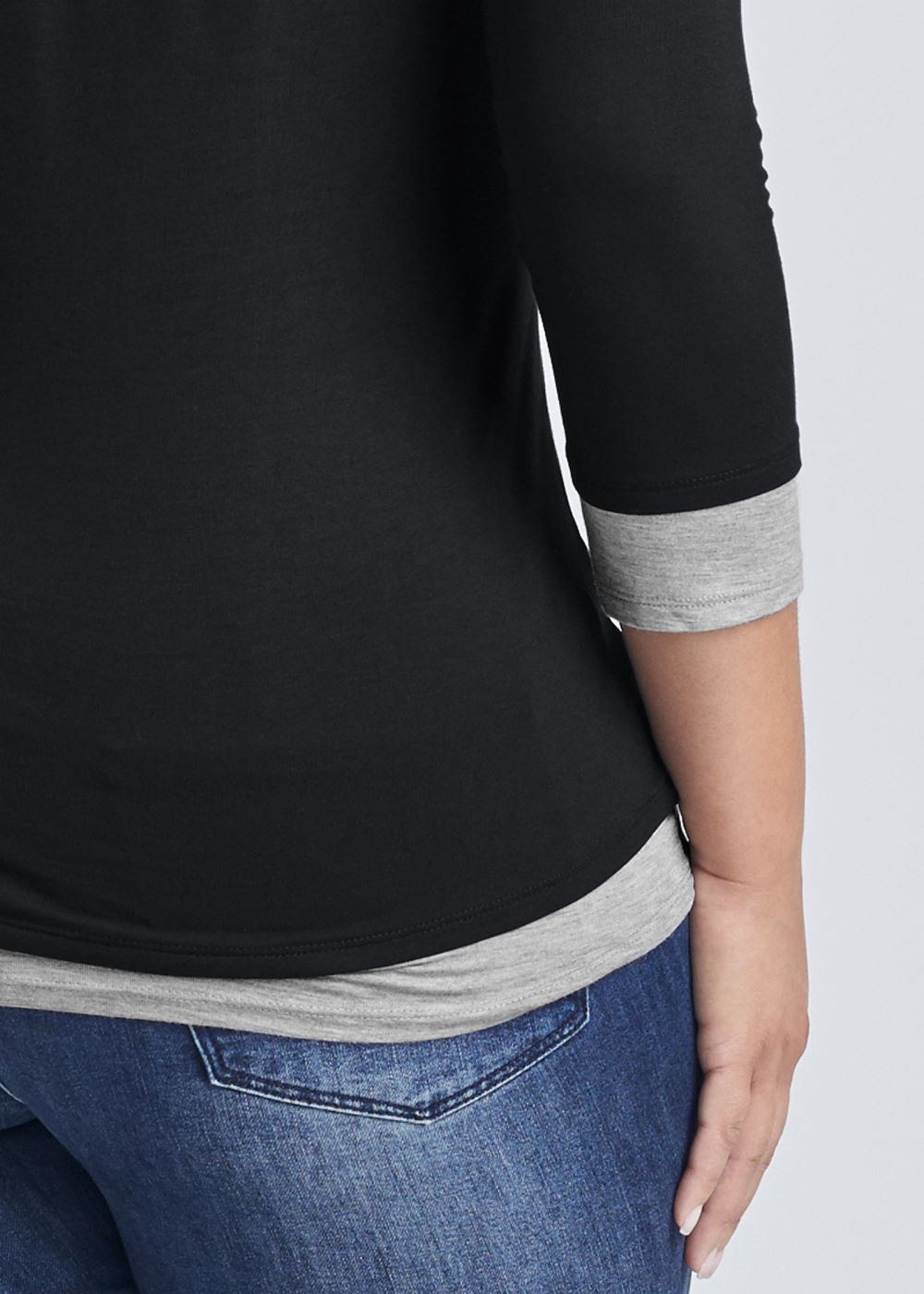 Venus Plus Size Layered Casual Top