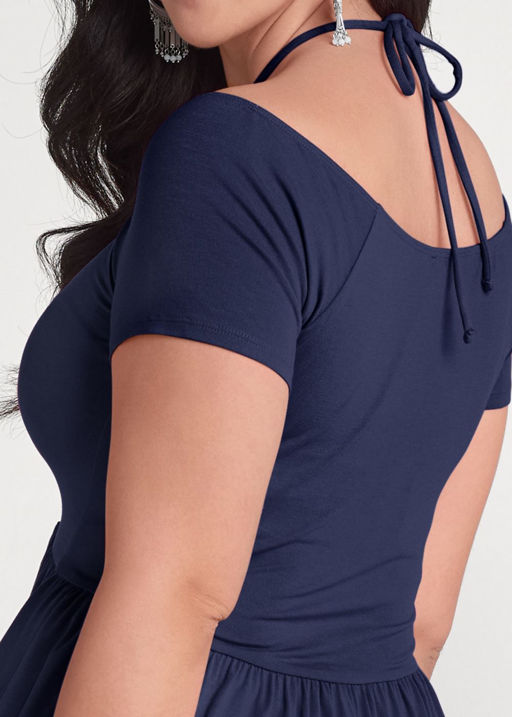 Venus Plus Size Casual High-Low Top