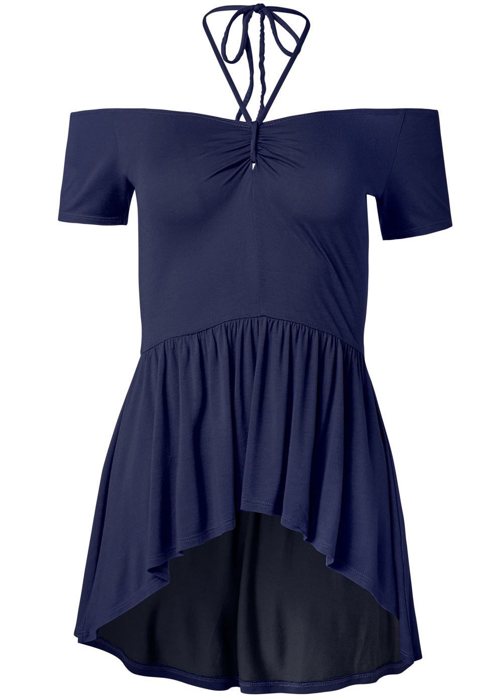 Venus Plus Size Casual High-Low Top