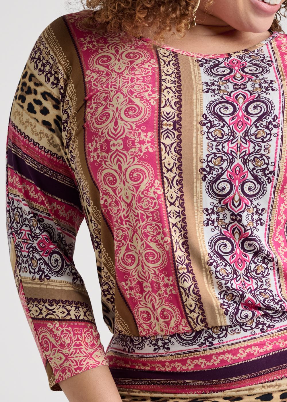 Venus Pink Multi Ruched Detail Dress
