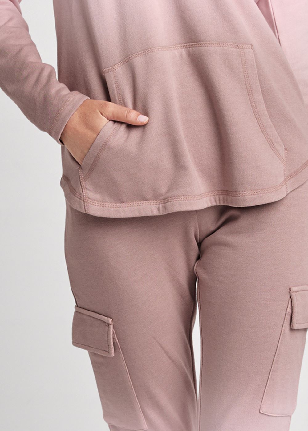 Venus Plus Size Ombre Lounge Pant Set in Pink Multi