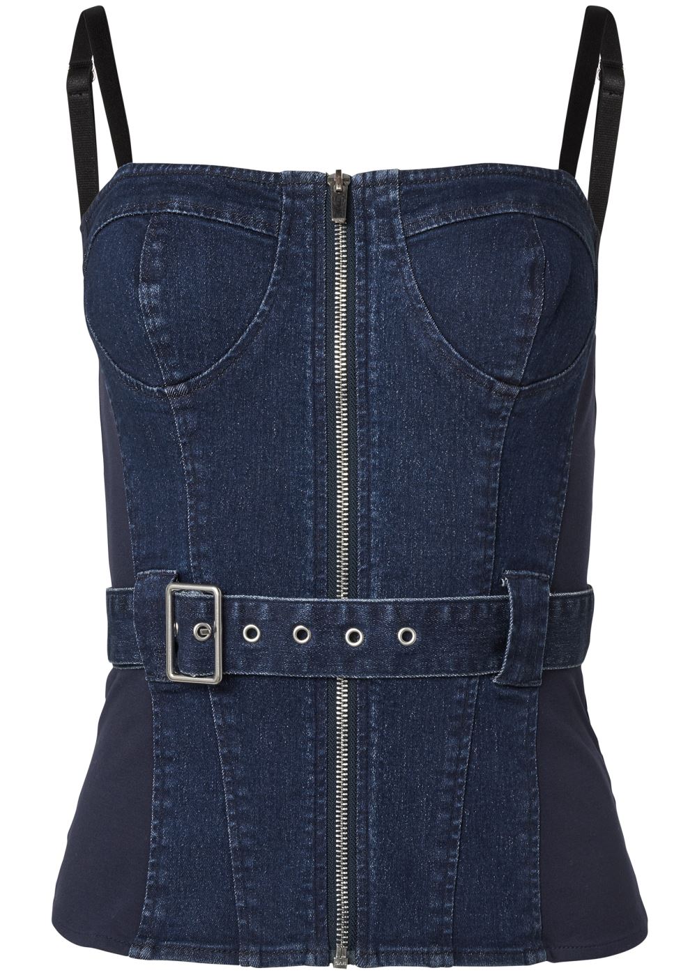 Venus Plus Size Denim Bustier Top