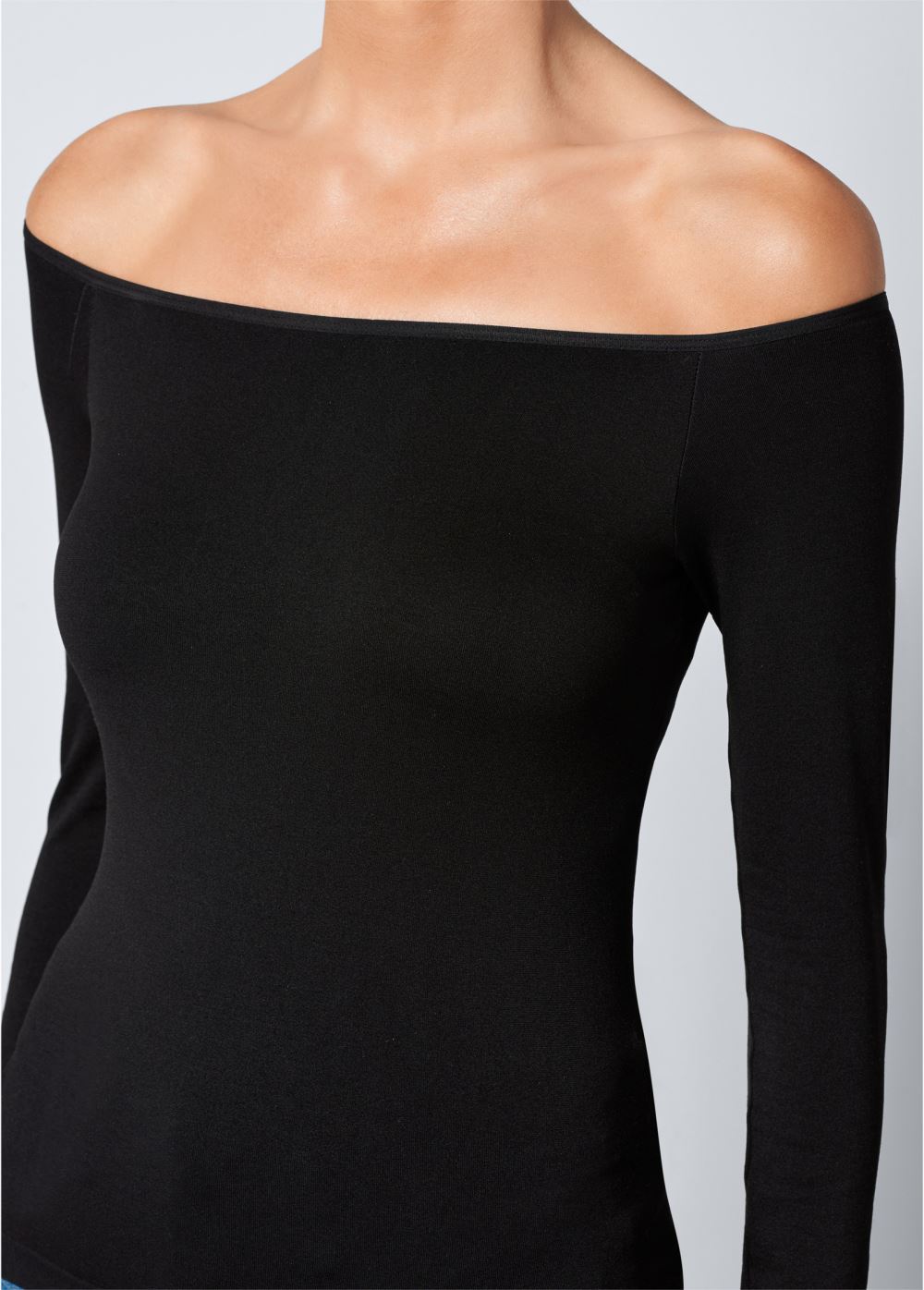Venus Black Off-The-Shoulder Top