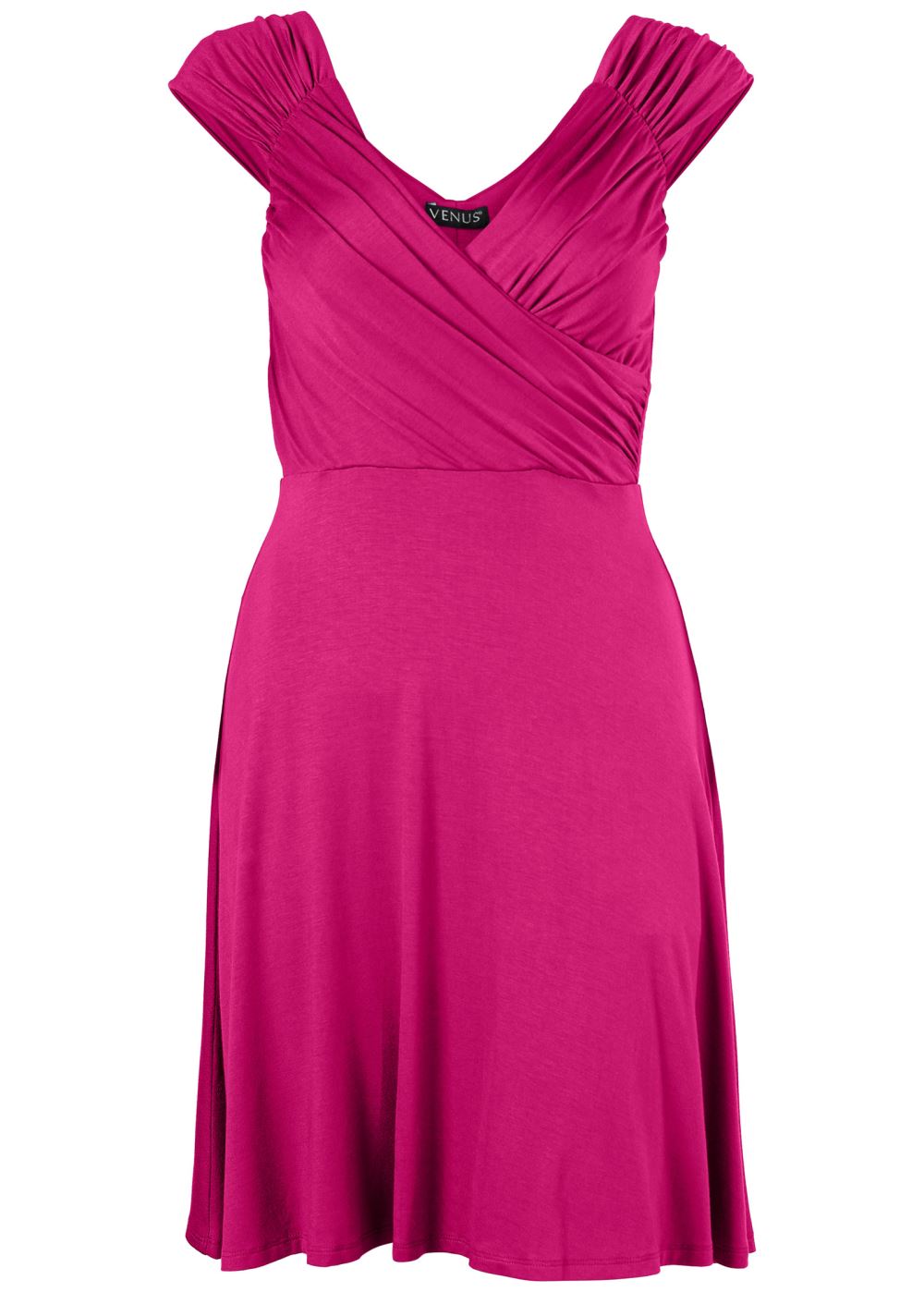 Venus Pink DRAPED FRONT DRESS