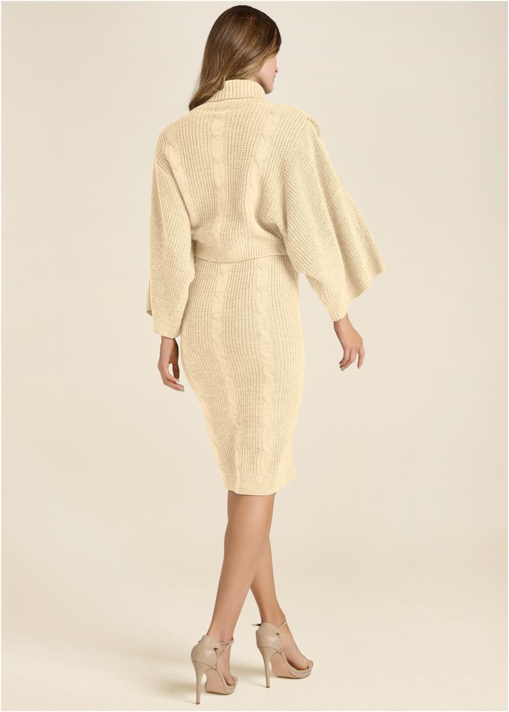 Venus Plus Size Two-Piece Sweater Dress
