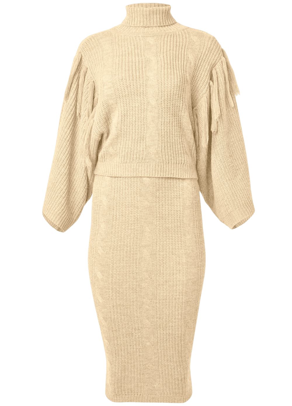 Venus Plus Size Two-Piece Sweater Dress
