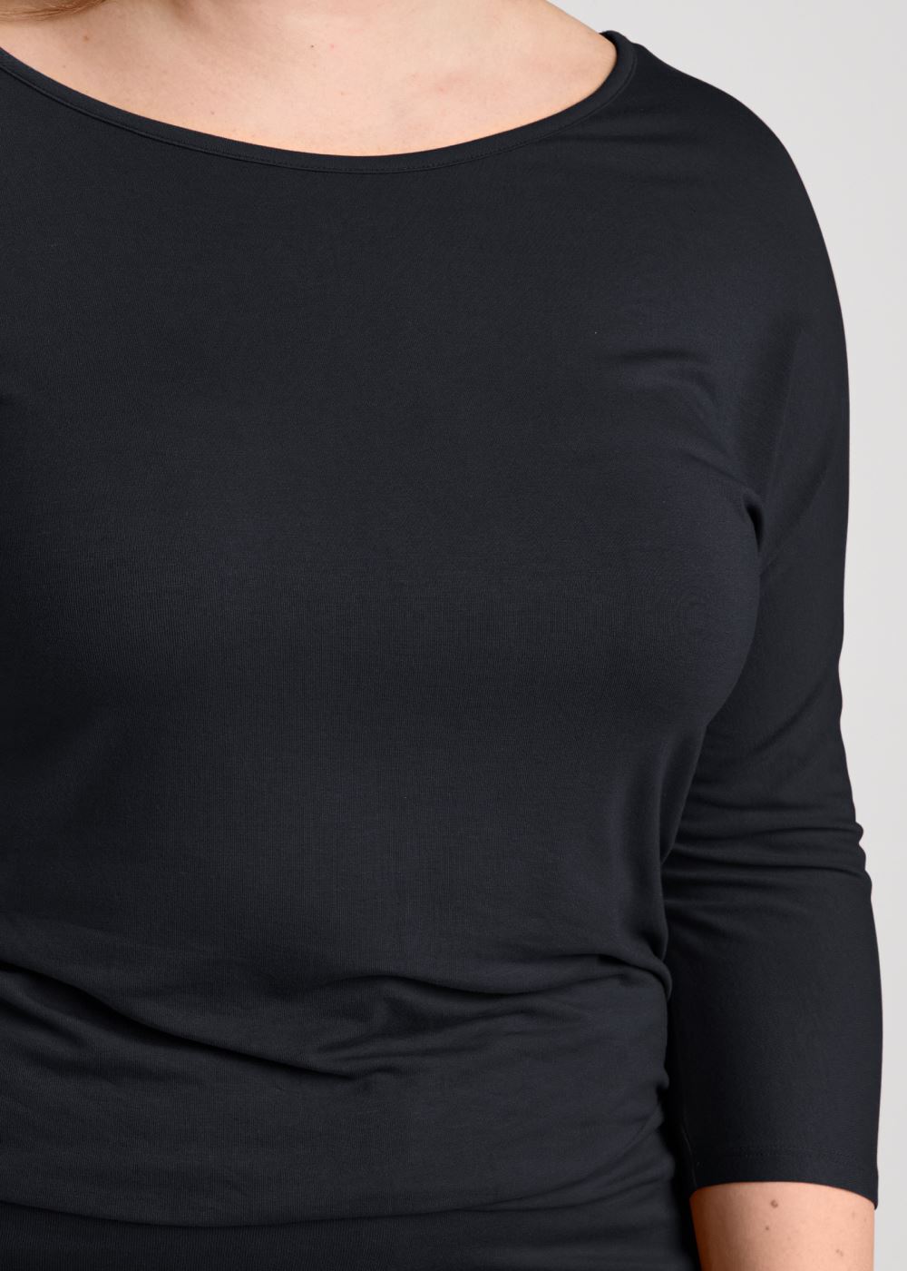Venus Black CASUAL 3/4-SLEEVE TOP