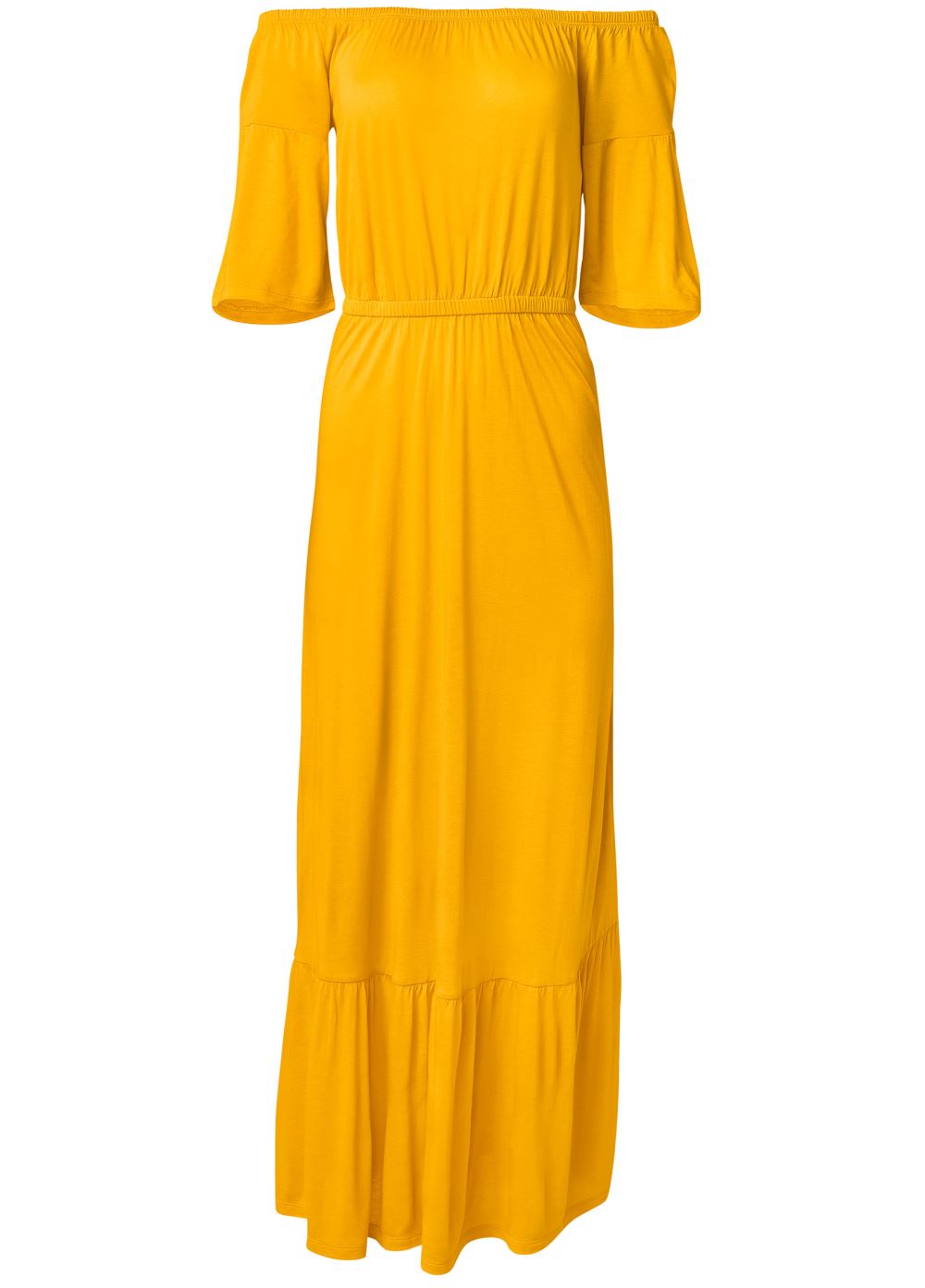 Venus Plus Size Off-The-Shoulder Maxi Dress