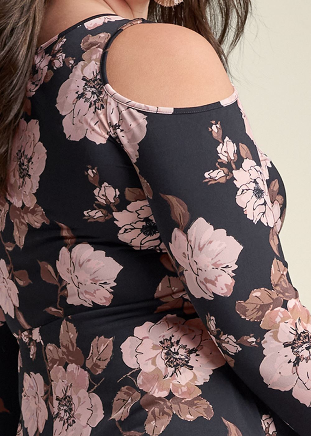 Venus Plus Size Floral Embellished Top