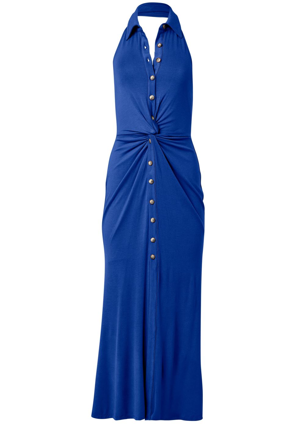 Venus Plus Size Knot Detail Maxi Dress