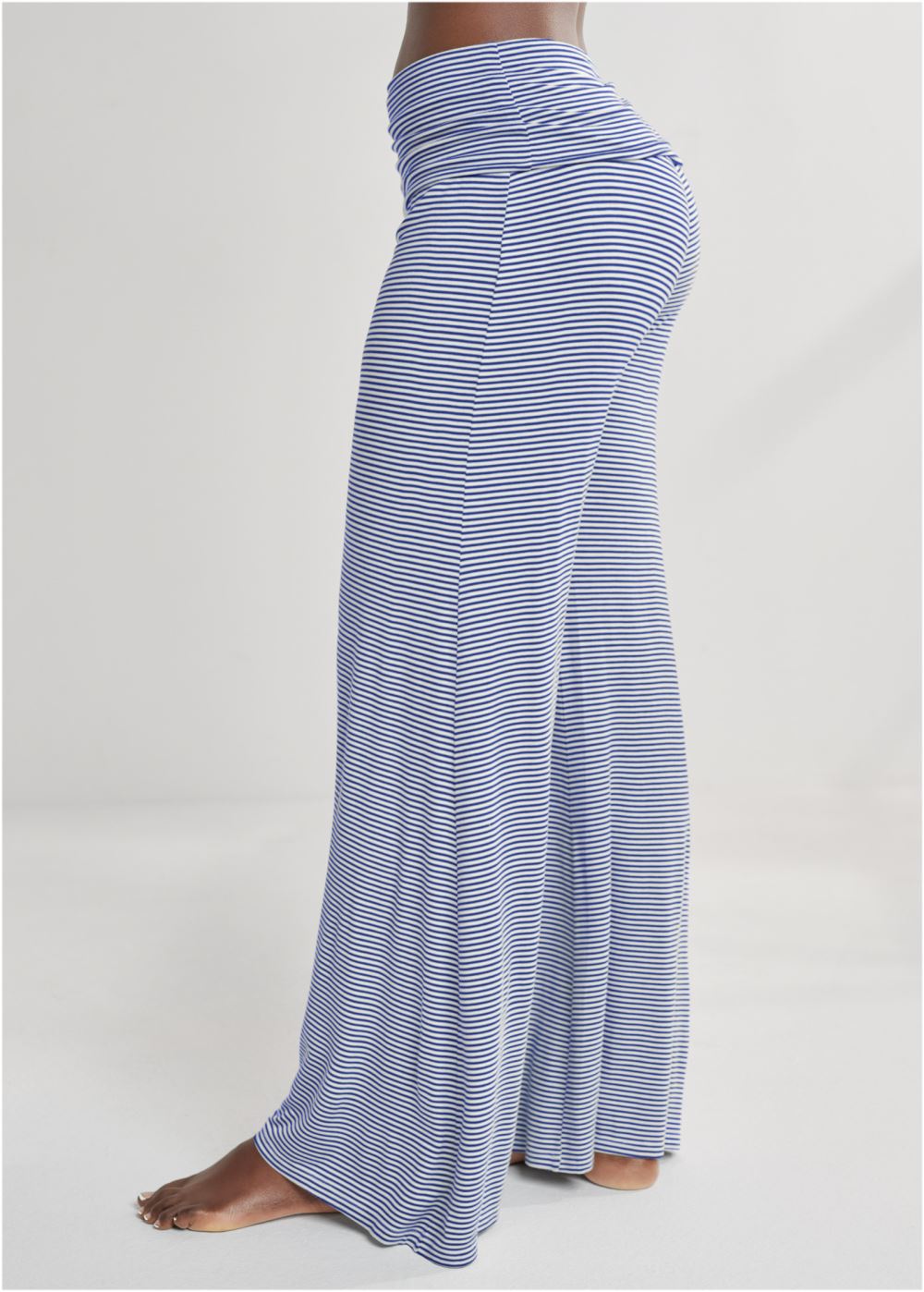 Venus Navy Stripe Palazzo pajama pants