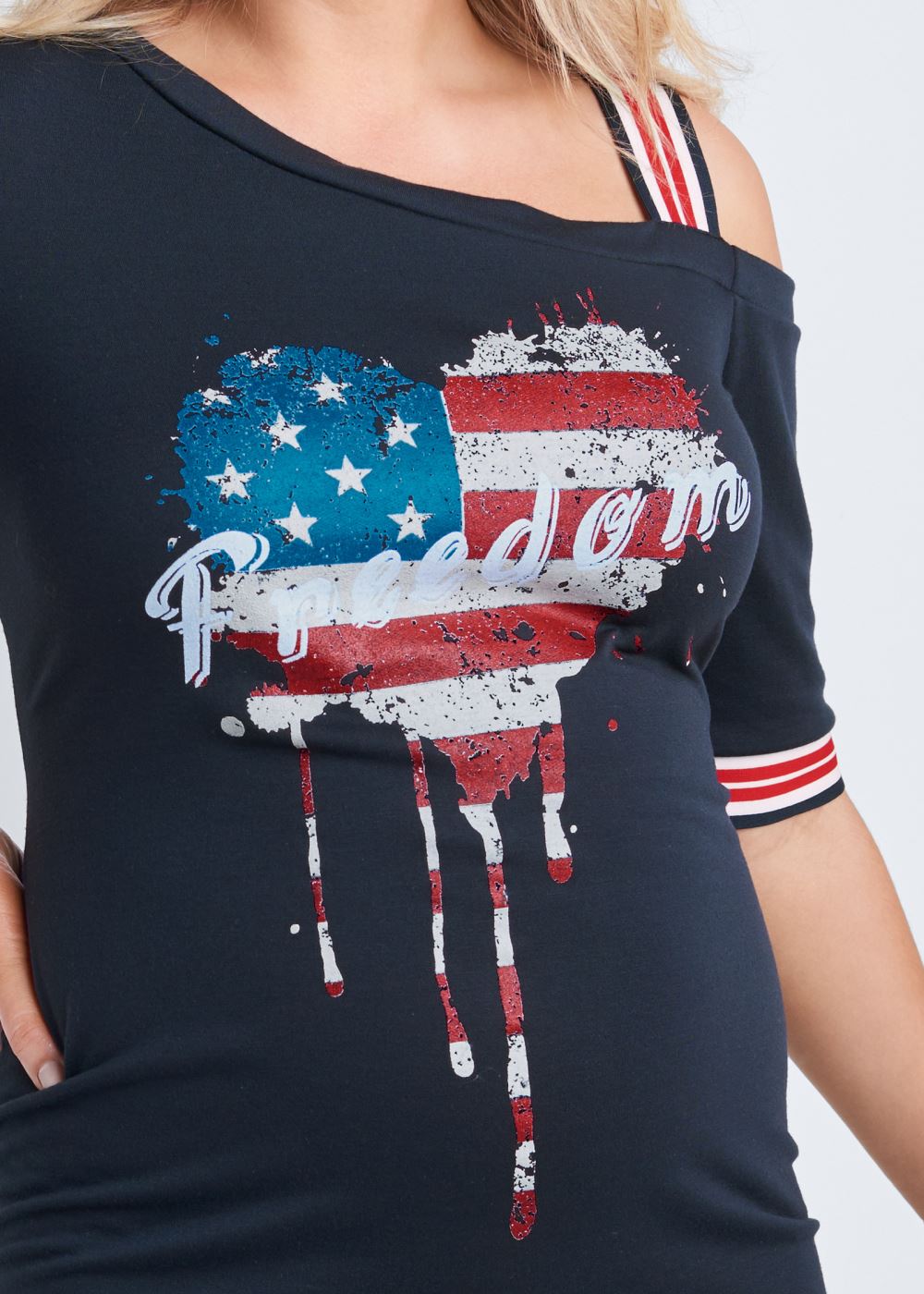 Venus Plus Size Graphic Lounge Dress