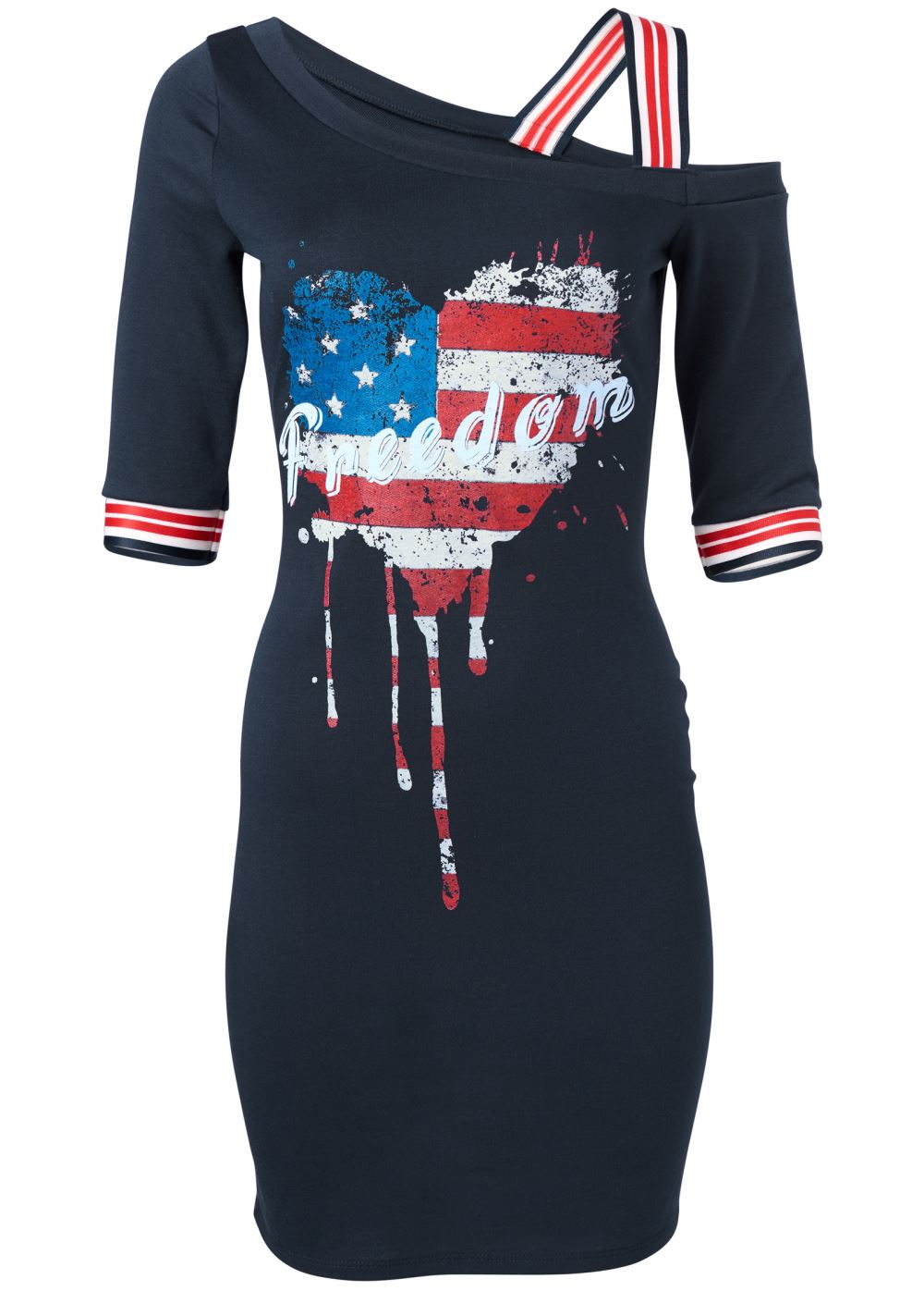Venus Plus Size Graphic Lounge Dress