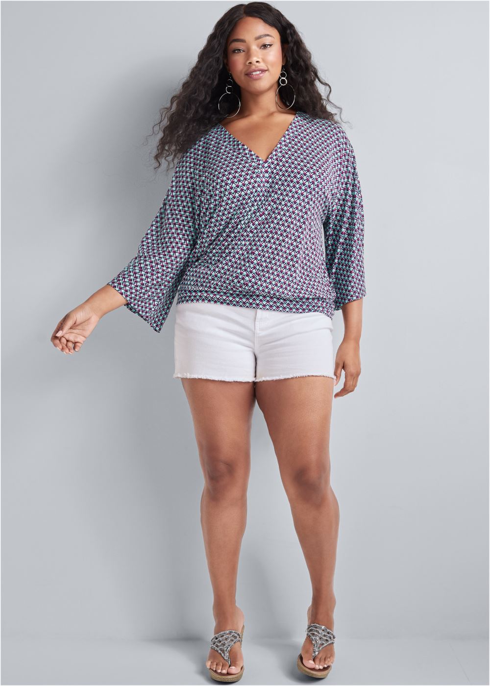 Venus Plus Size Banded Hem Top