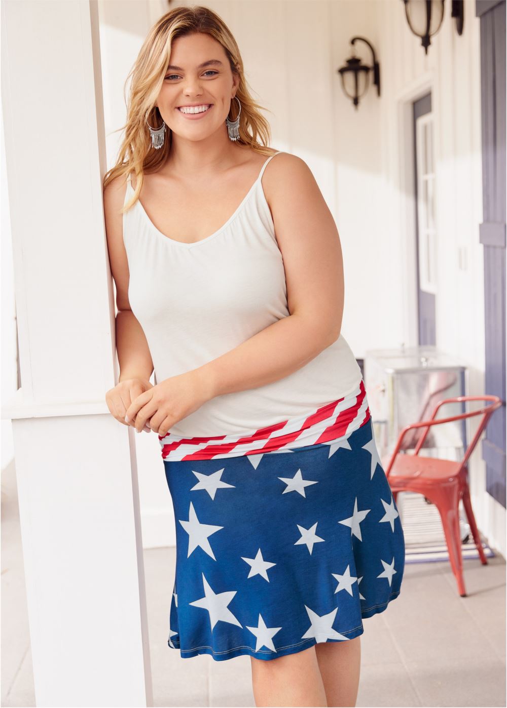 Venus Plus Size Casual Tank Dress
