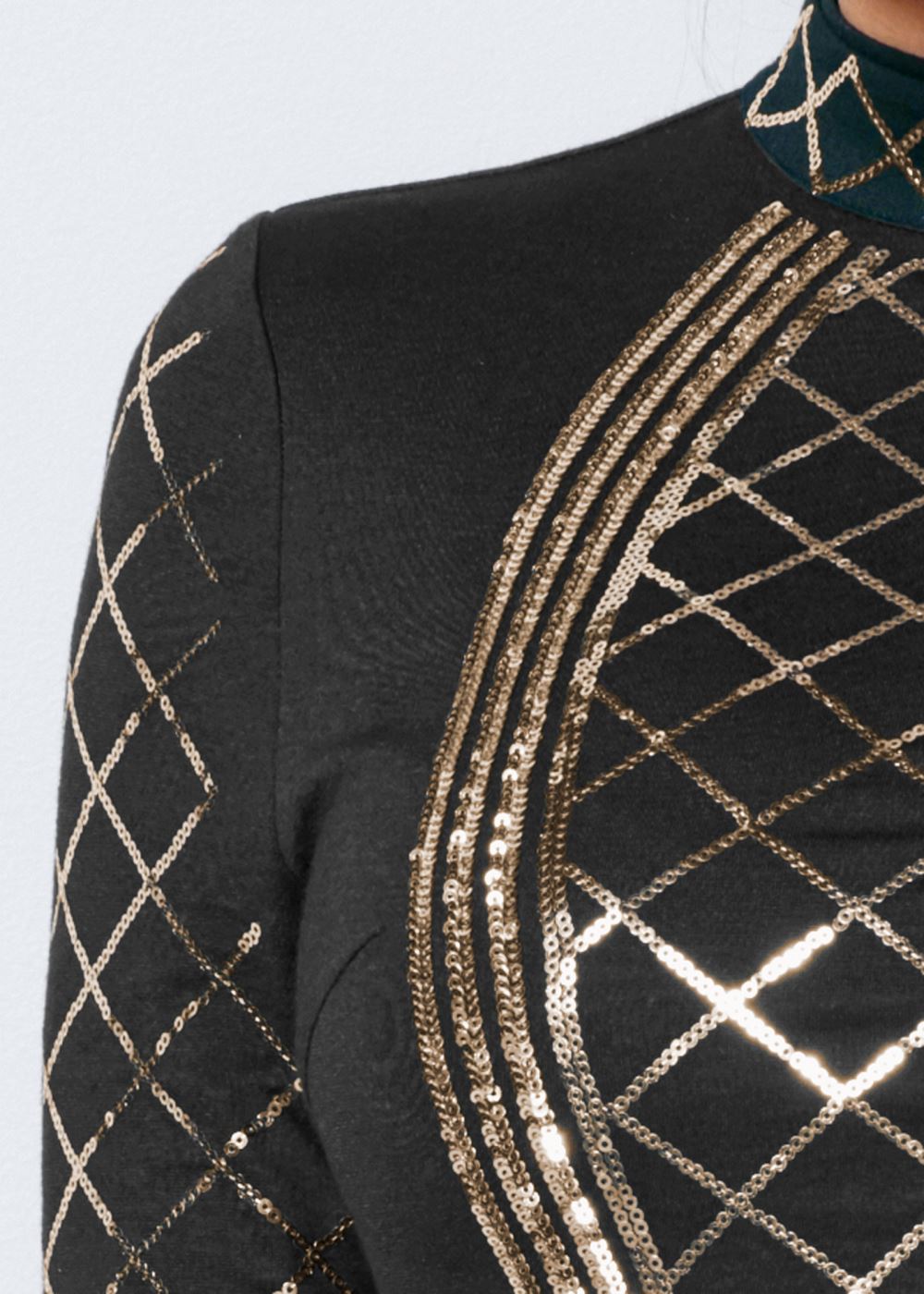 Venus Plus Size Sequin Bodycon Dress