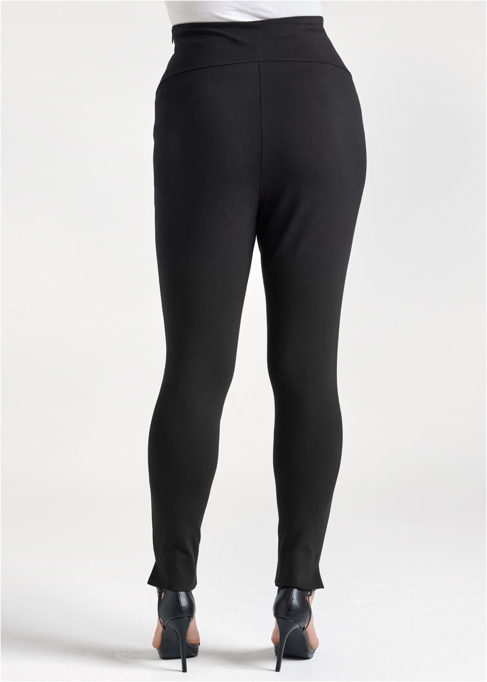 Venus Black HIGH-RISE PONTE PANTS