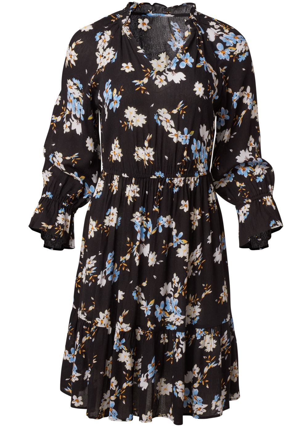 Venus Plus Size Dark Floral Dress
