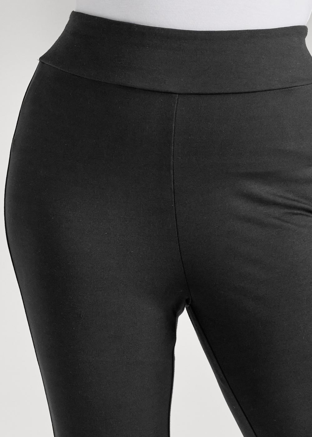 Venus Black WIDE LEG PONTE PANTS